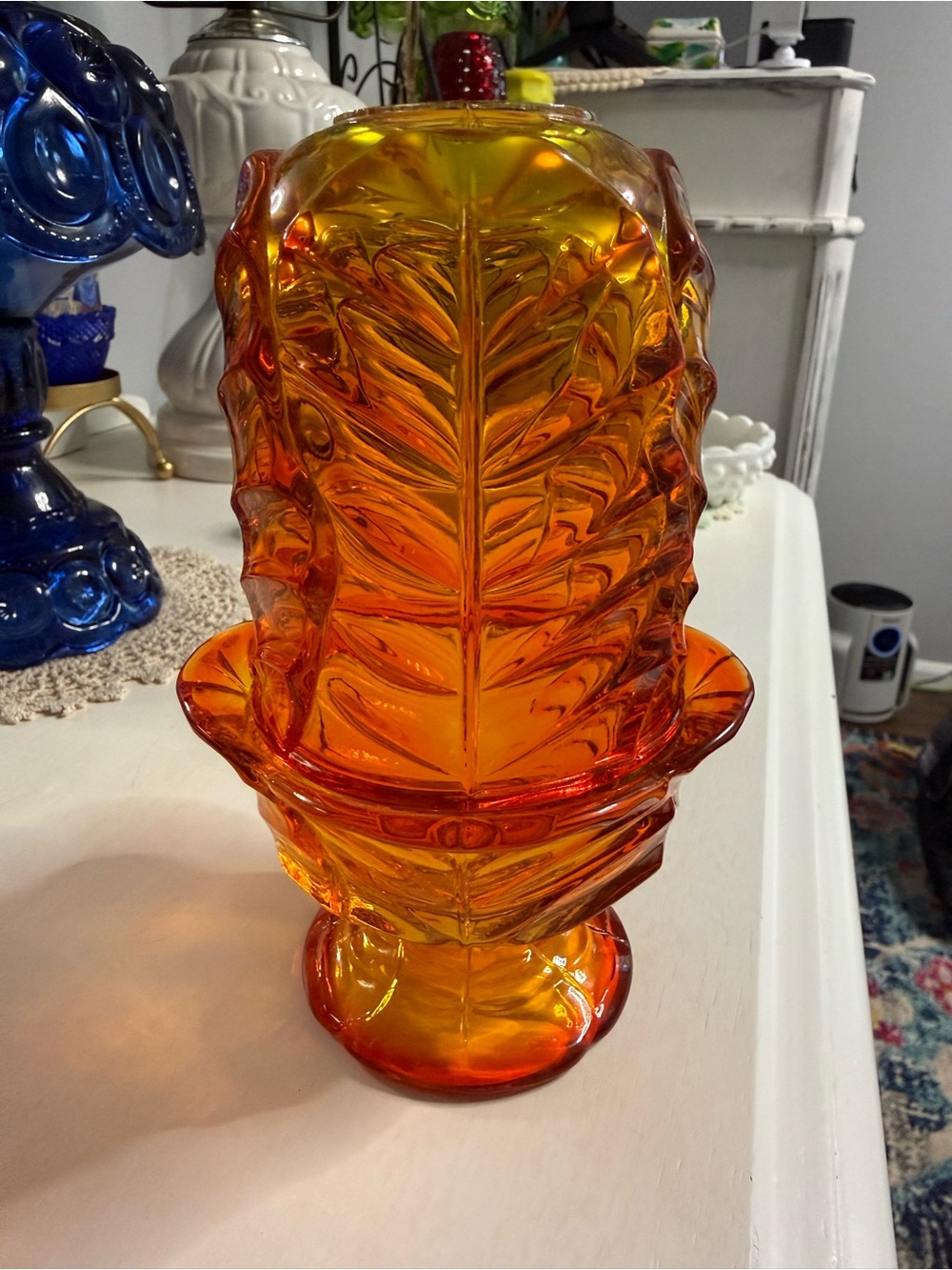 Viking Persimmon fairy lamp